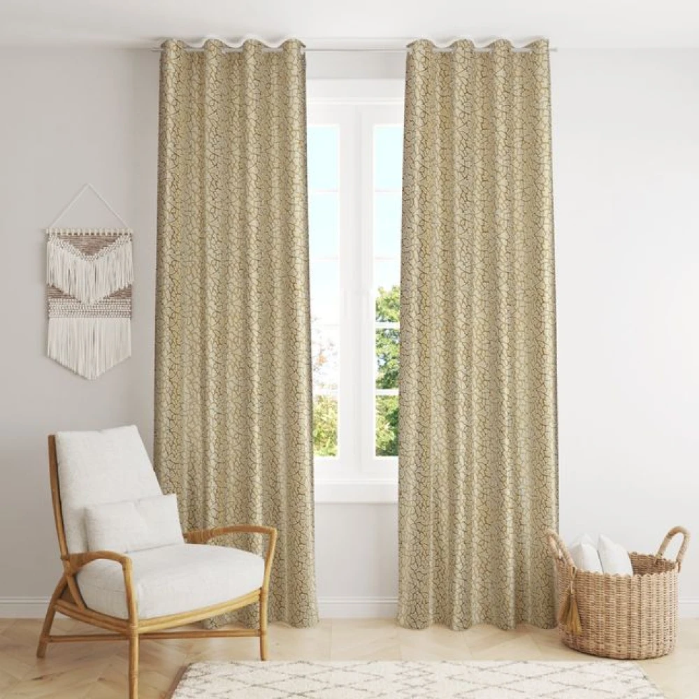 Modern Room Darkening Polyester Window Curtains for Kids Room Window
