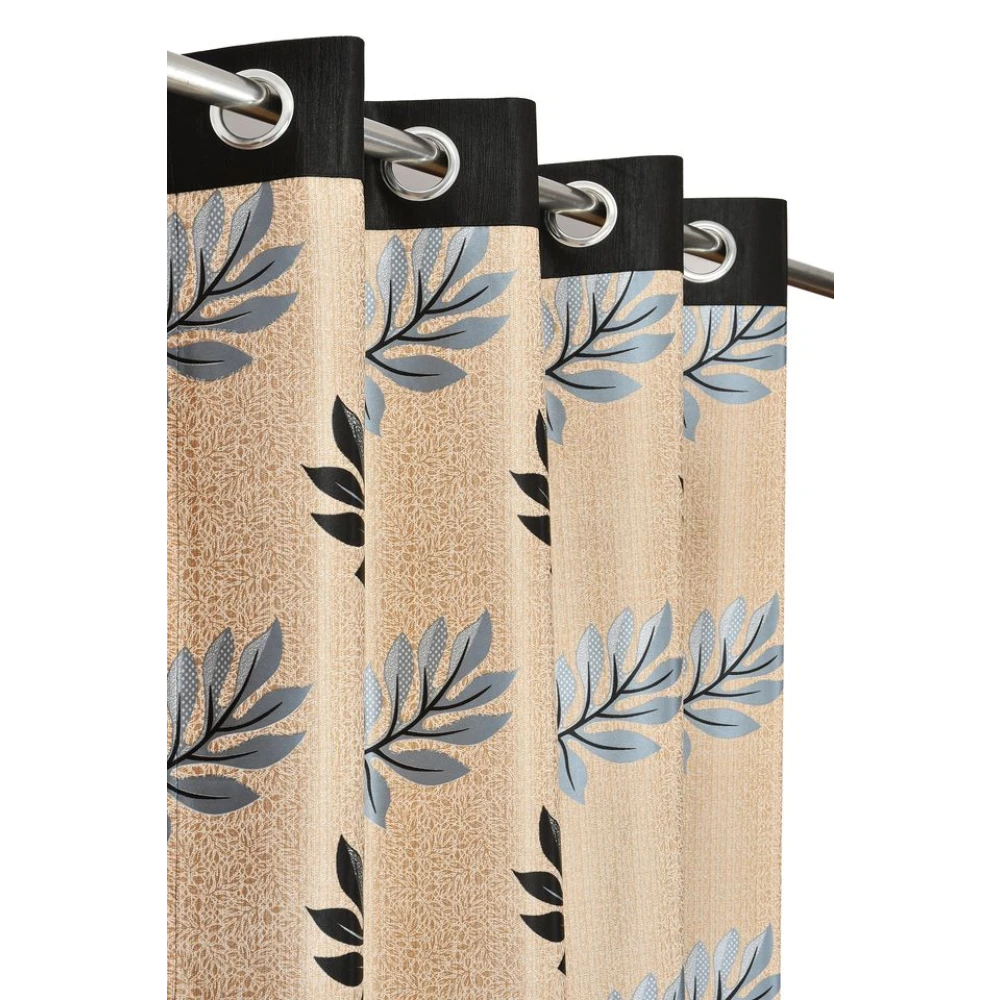 Stylish Room Darkening Polyester Window Curtains