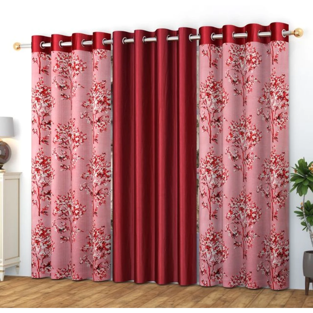 Elegant Room Darkening Polyester Window Curtains for Kids Room Window