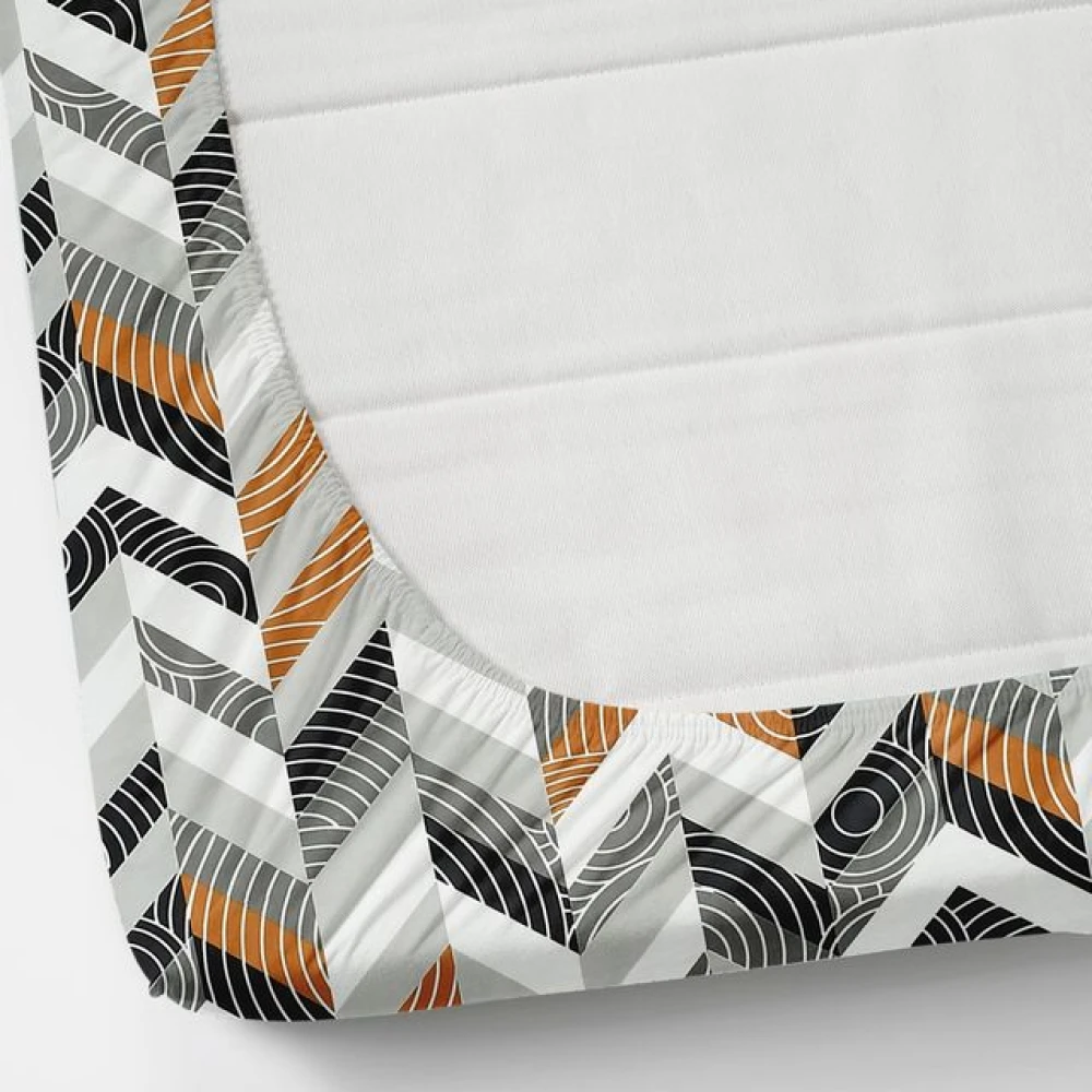 High Quality Glace Cotton Double Bed Sheet with 2 Pillow Covers