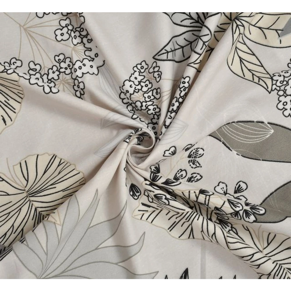 Comfortable Glace Cotton Double Bed Bedsheet Set with Pillow Covers