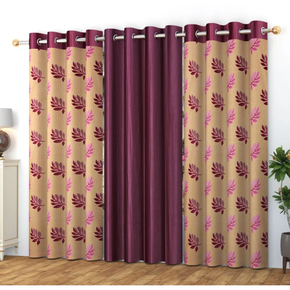 Stylish Room Darkening Polyester Window Curtains for Office Window