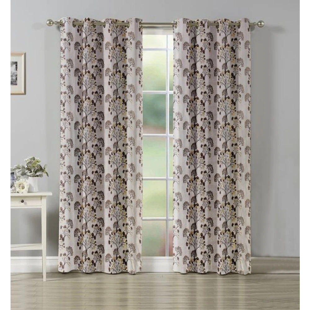 Room Darkening Polyester Window Curtains for Living Room Window