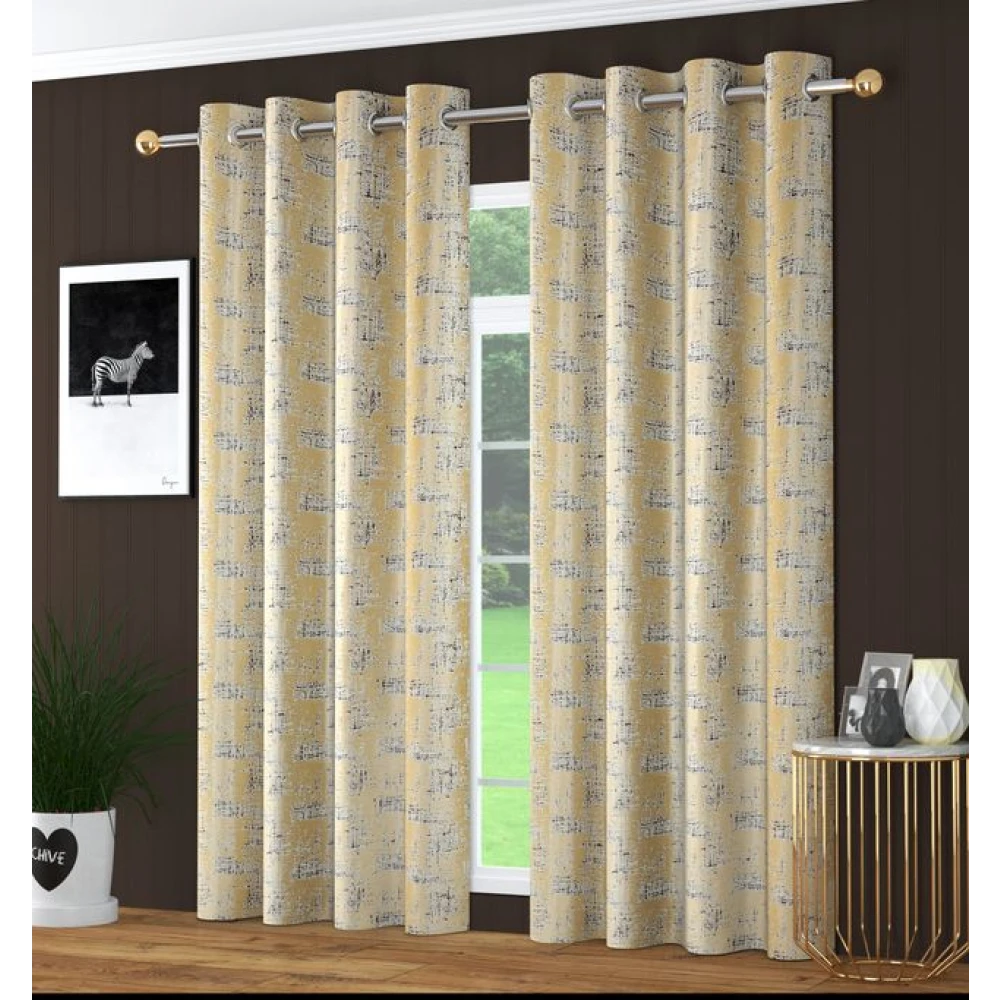 Soft Room Darkening Polyester Window Curtains for Balcony Door