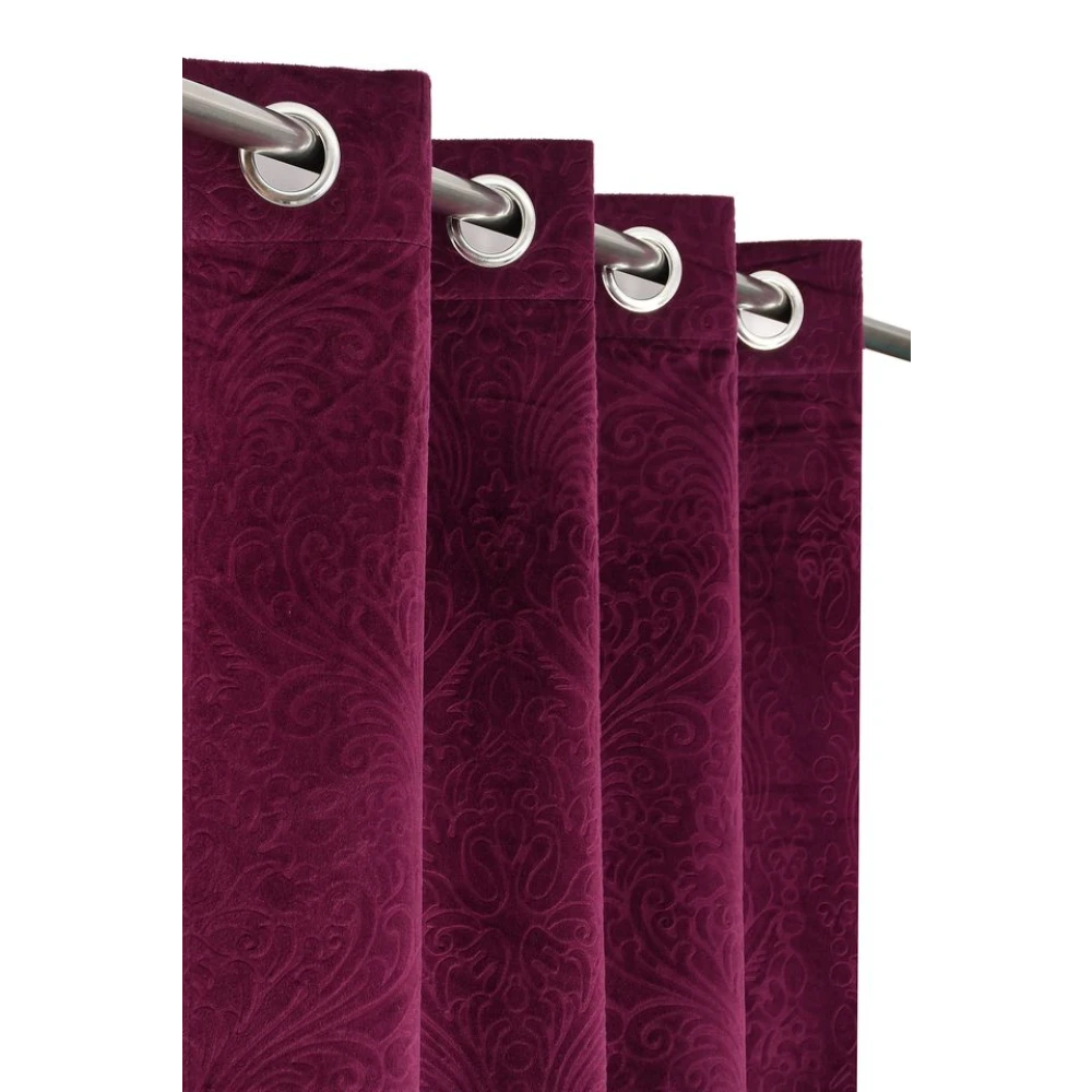Classic Room Darkening Polyester Window Curtains for Home Decor