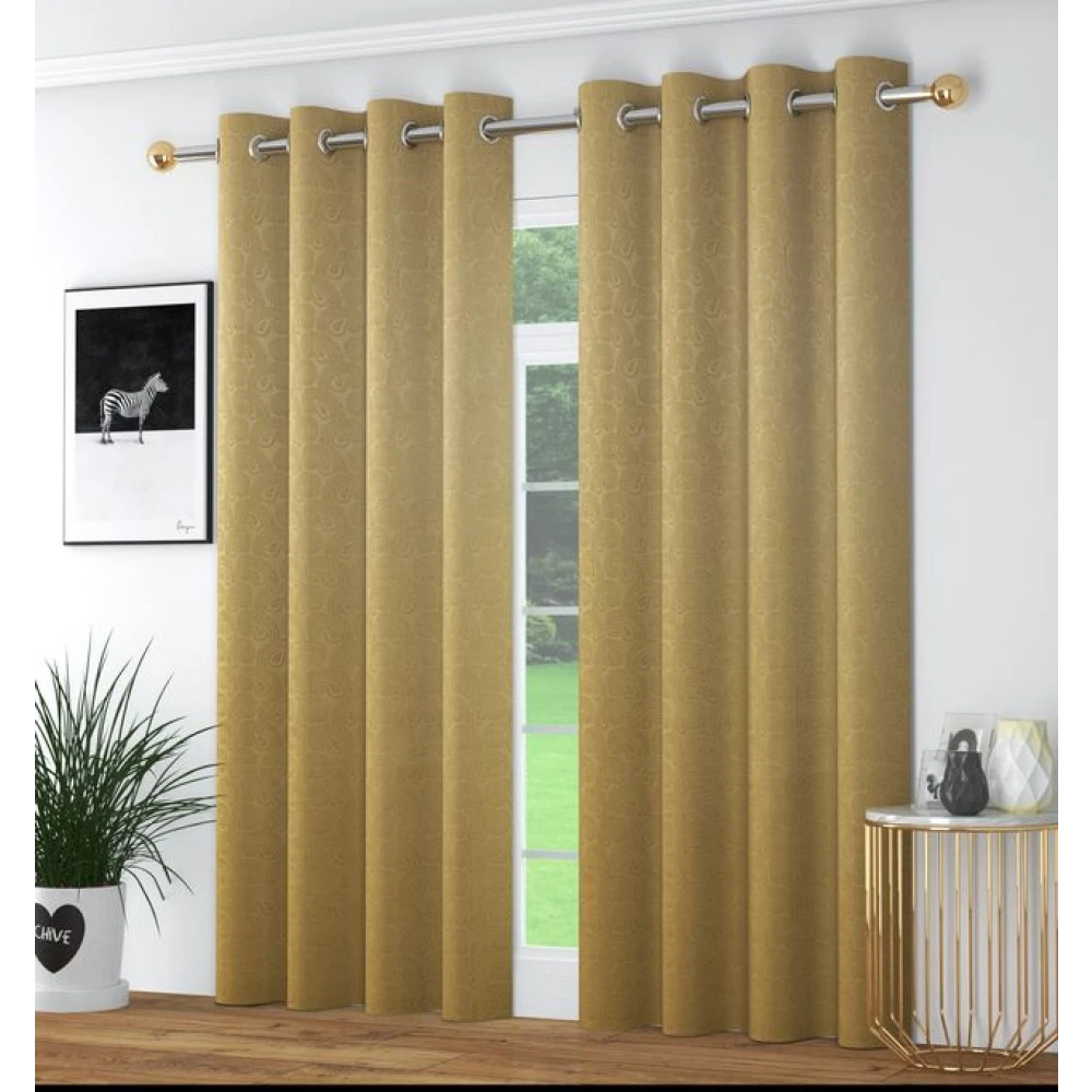 Designer Room Darkening Polyester Window Curtains for Balcony Door