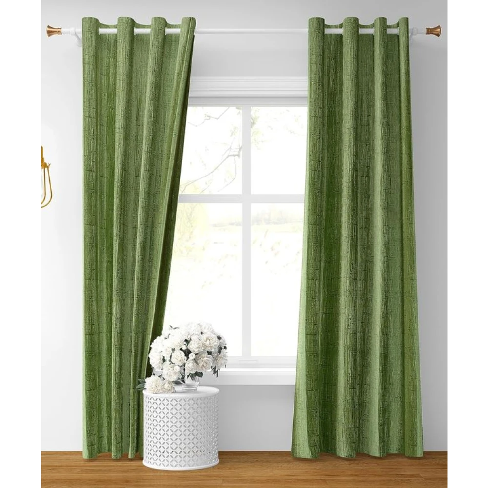 Modern Solid Polyester Curtains for Bedroom