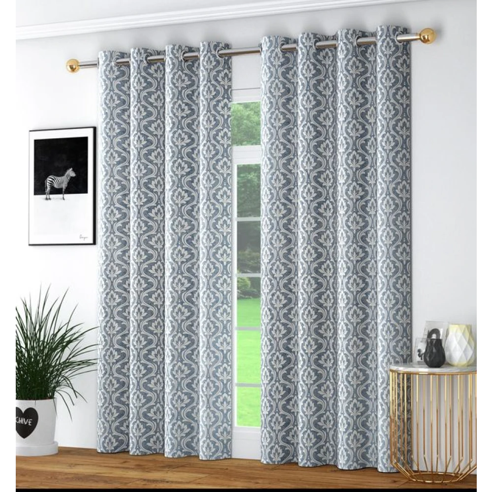 Classic Room Darkening Polyester Window Curtains for Living Room Window