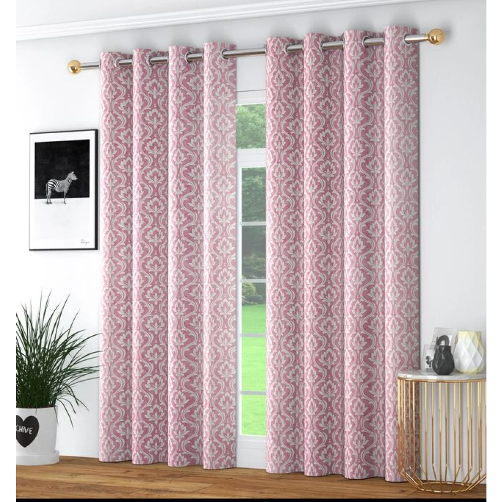 Classic Room Darkening Polyester Window Curtains for Bedroom Window