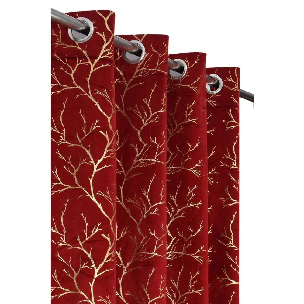 Soft Room Darkening Polyester Window Curtains for Bedroom Window