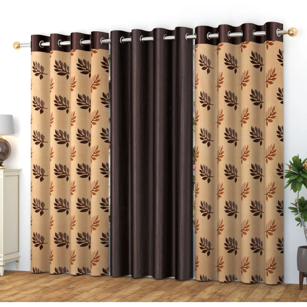 Stylish Room Darkening Polyester Window Curtains for Bedroom Window