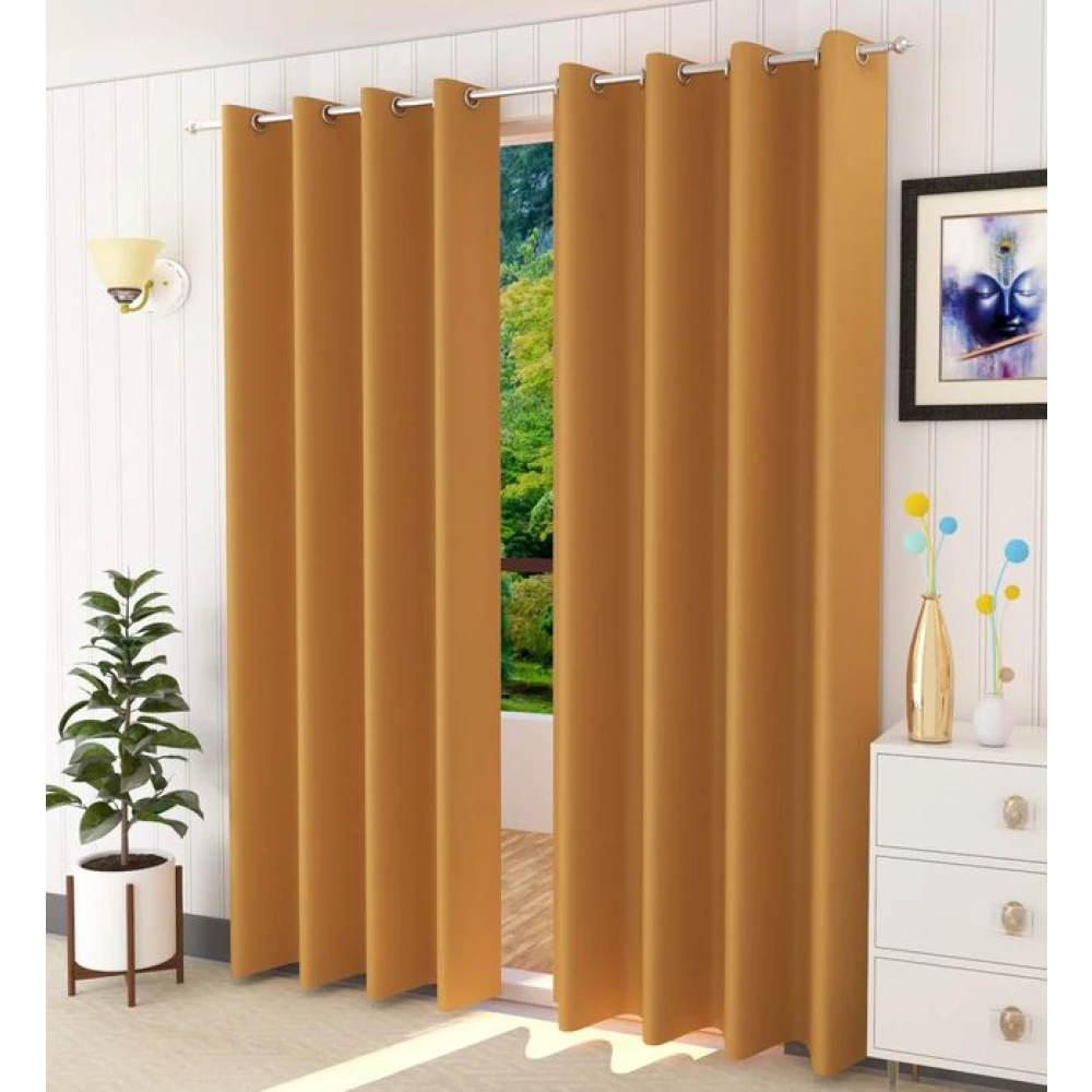 Premium Room Darkening Polyester Window Curtains for Bedroom Window