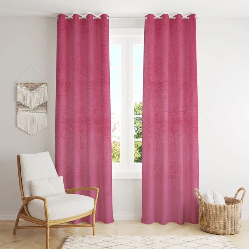 Classic Room Darkening Polyester Window Curtains for Sliding Window