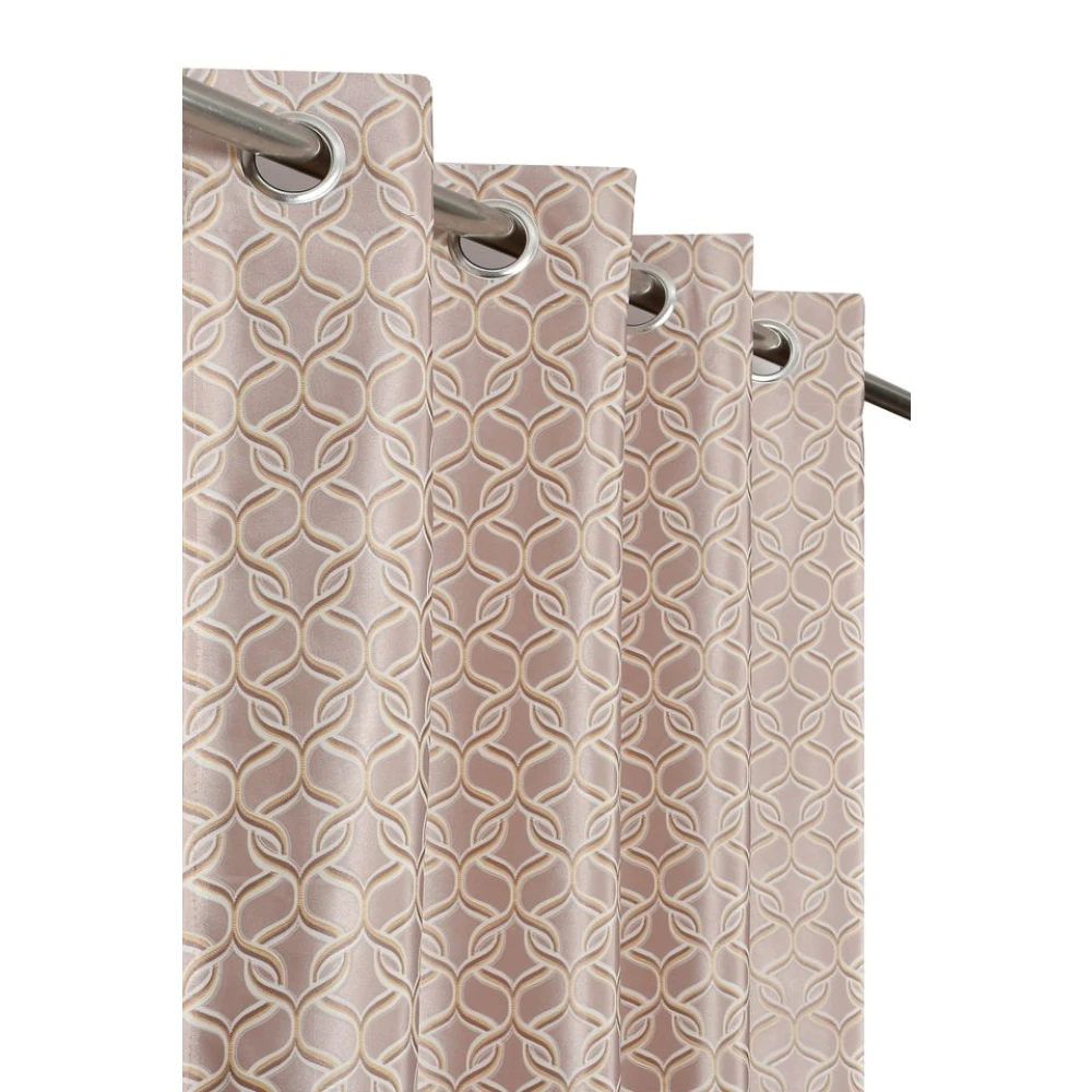 Premium Room Darkening Polyester Window Curtains for Home Window brown