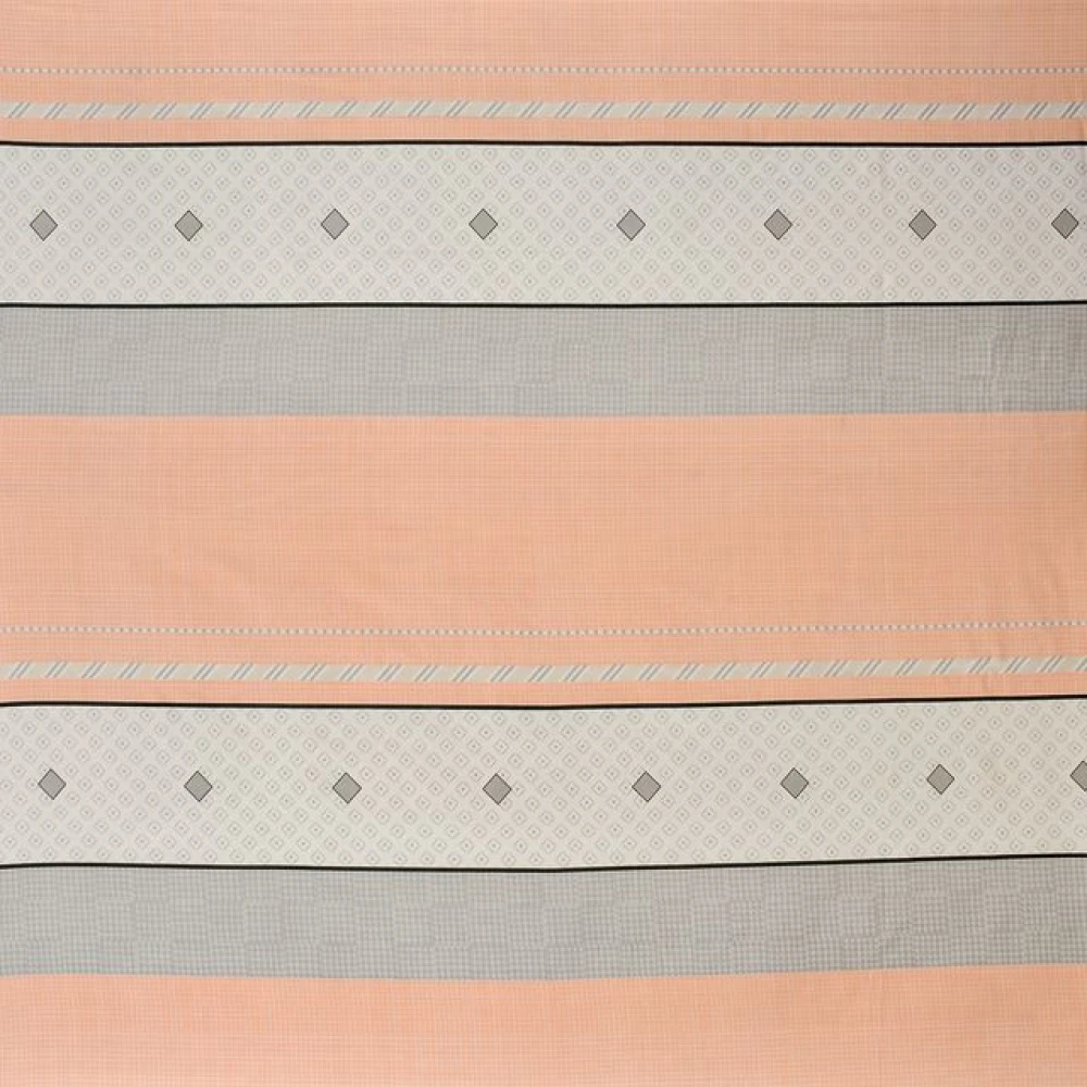 Smooth Finish Glace Cotton Double Bed Bedsheet with 2 Pillow Covers