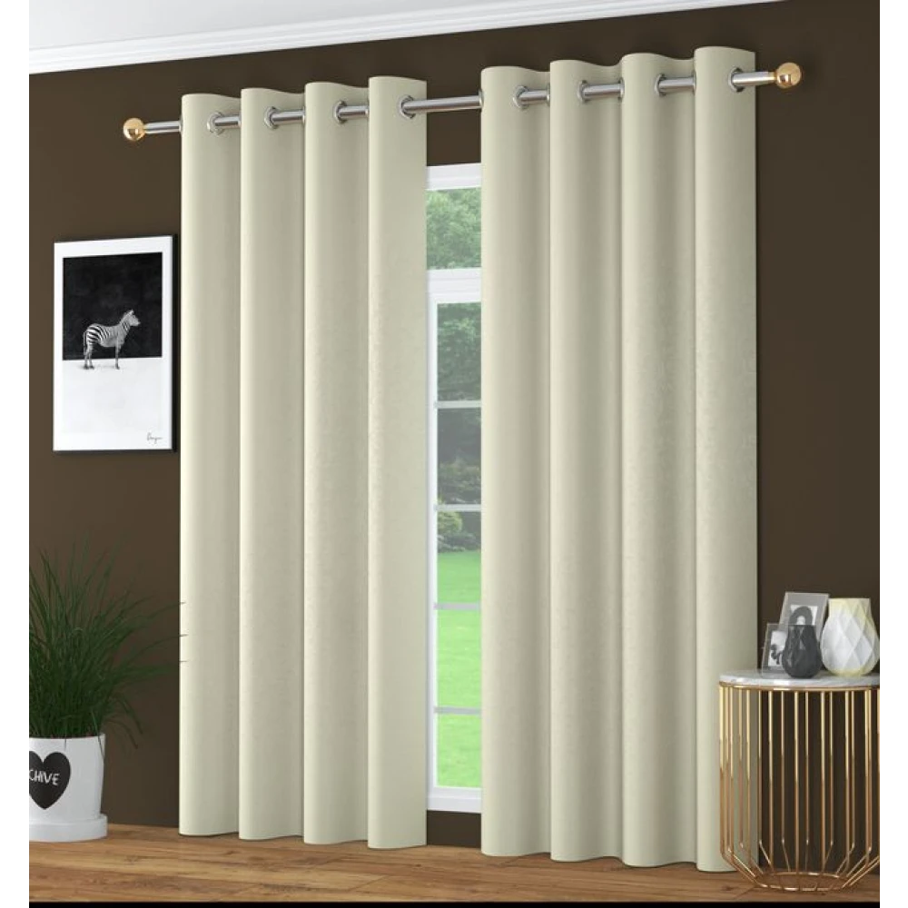 Luxury Room Darkening Polyester Window Curtains