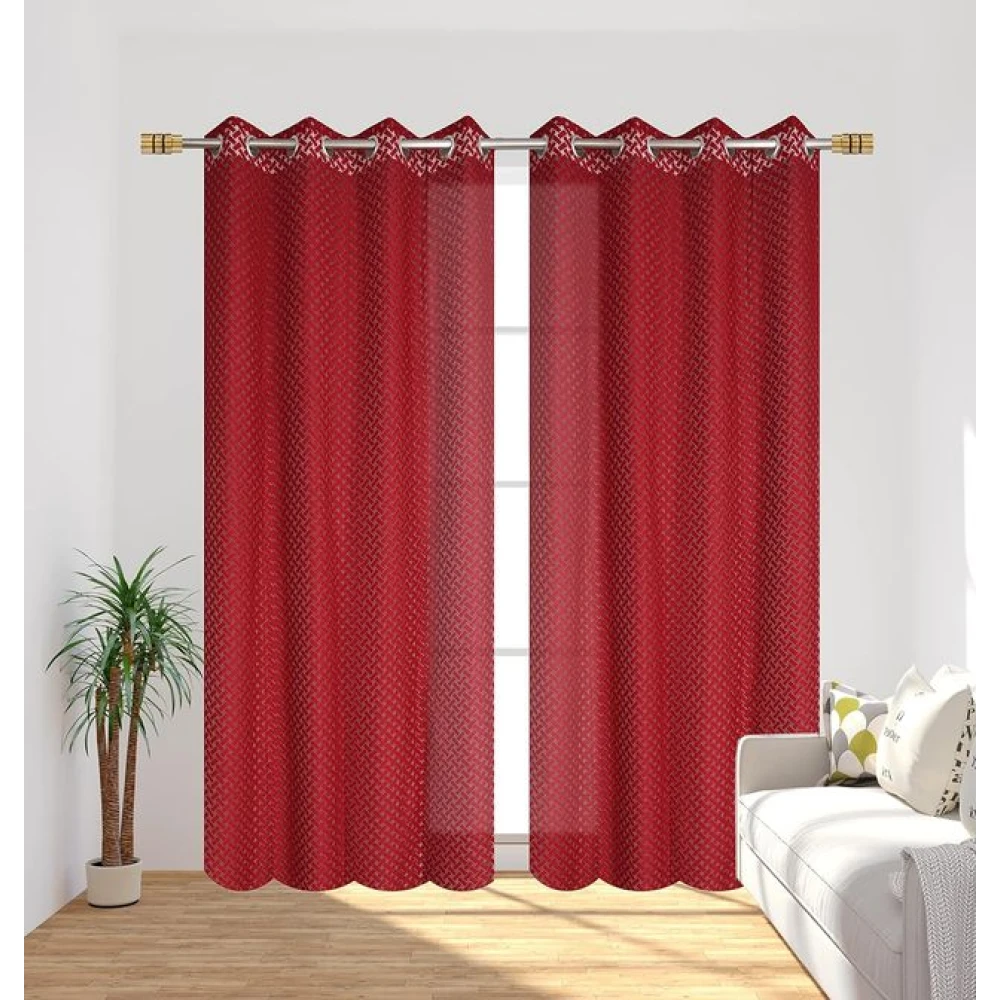 Stylish Room Darkening Polyester Window Curtains for Sliding Window