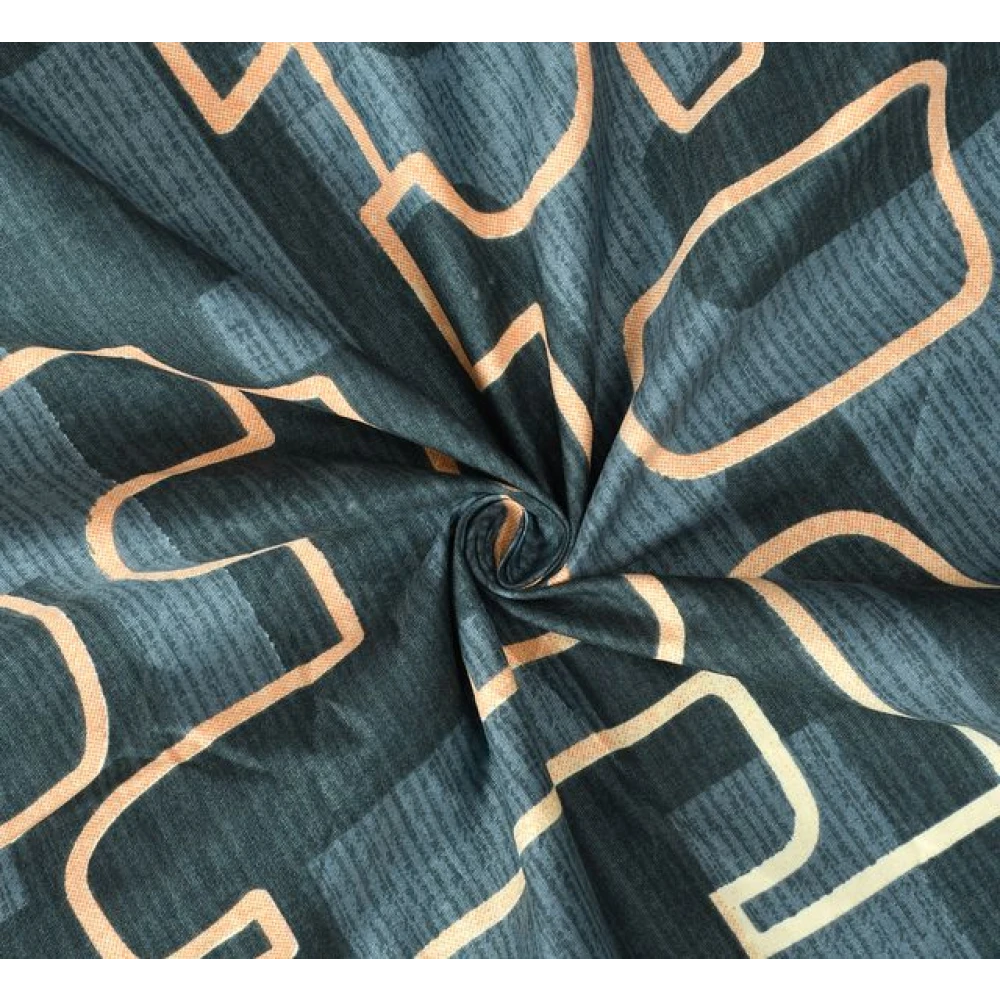 Glace Cotton Double Bed Fitted Sheet Set with 2 Pillowcases