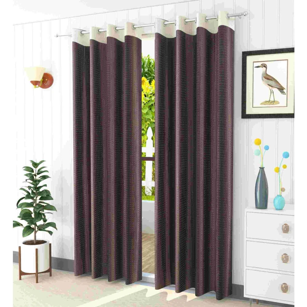 Designer Solid Window Curtains