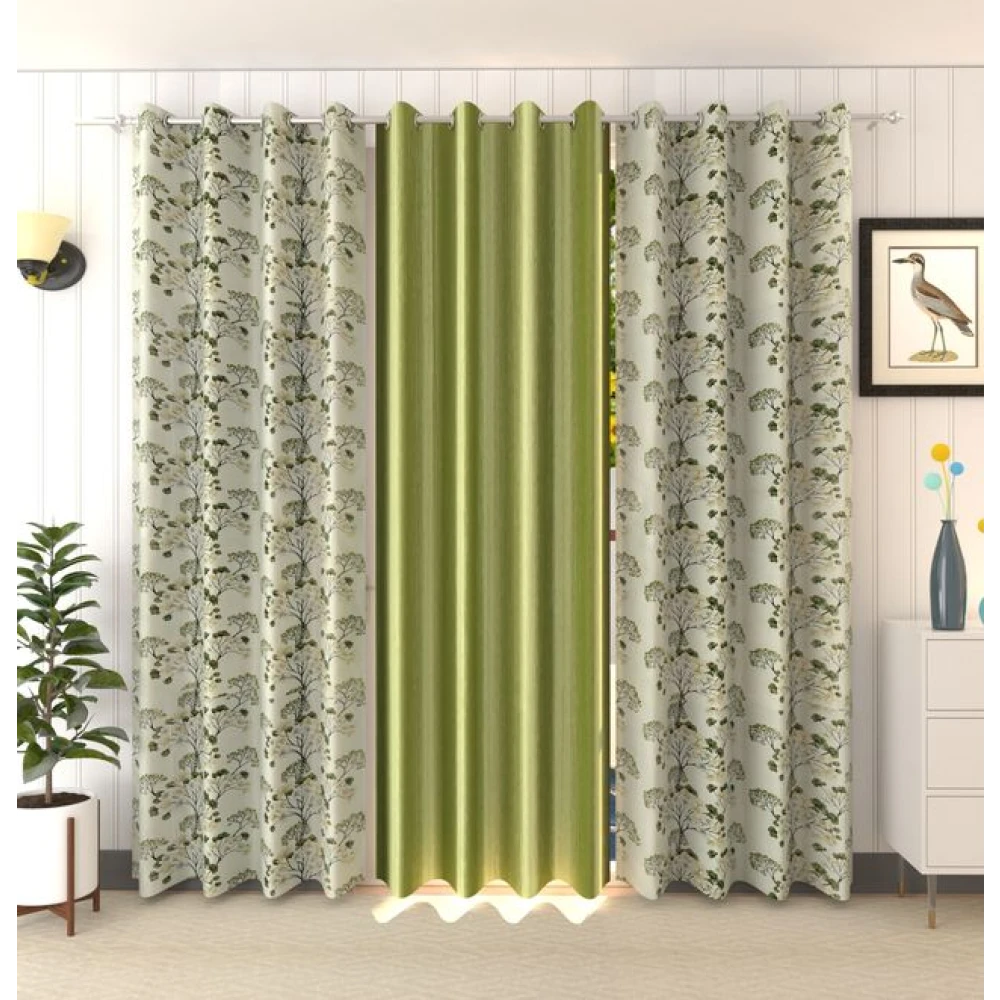 Room Darkening Polyester Window Curtains for Large Window