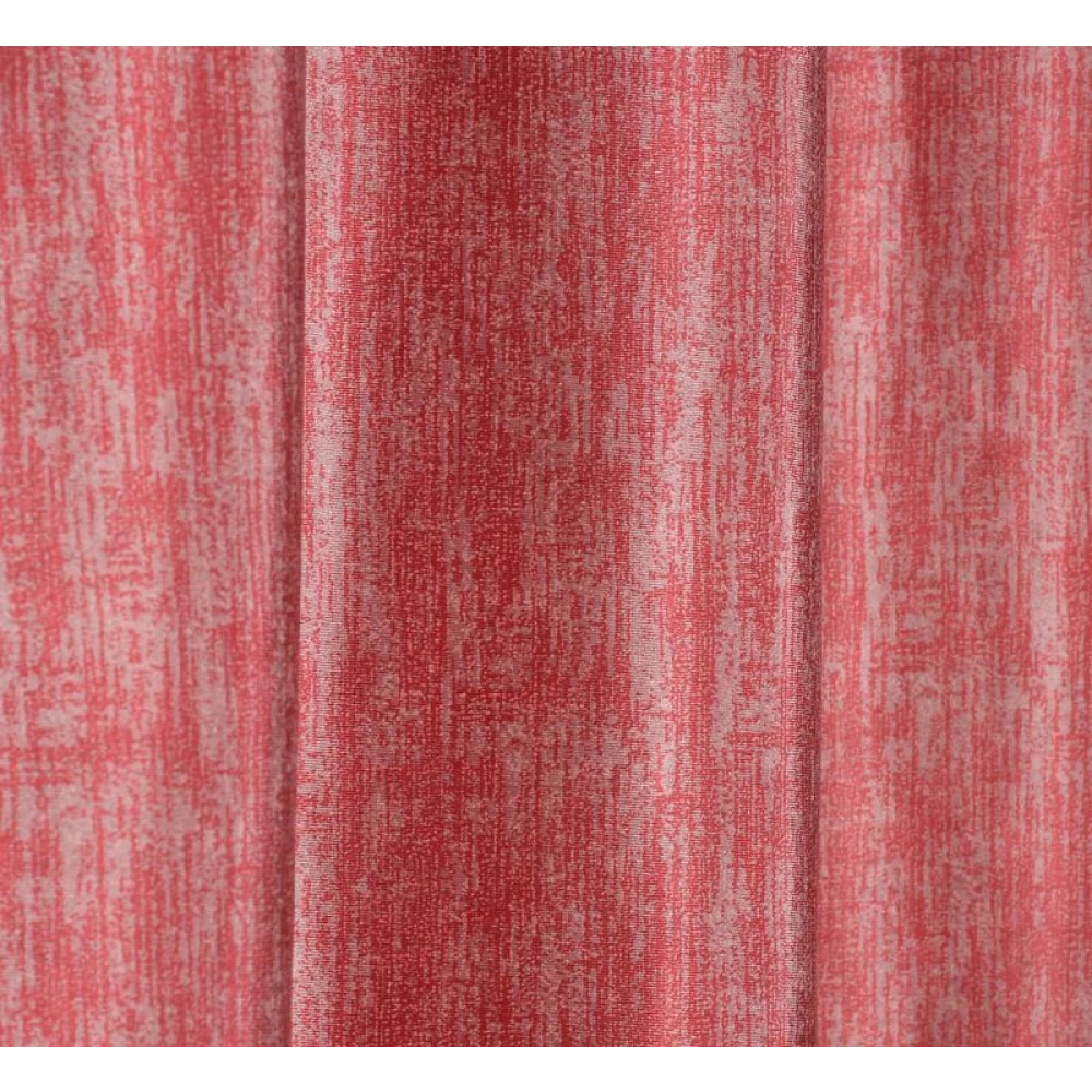 Fade Resistant Polyester Window Curtain Panels pink color