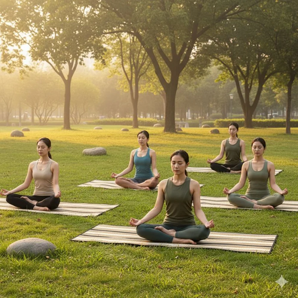 Handcrafted Korai grass Mat Eco comfort for Yoga & Meditation I Natural grass Fitness mats for a Peacefull Practice I Eco friendly Meditation mats I Sustainable picnic mat I Pranayama yogamat I Yogamat for beginners I Outdoor picnic mat I Camping sitting mat I Gym matgift for men women