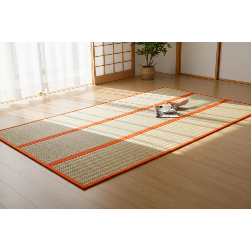 Natural Madurkathi Handwoven Chatai Mat | 100% River Grass Korai Pai | Eco-Friendly Floor, Yoga & Prayer Mat | Traditional Bengali Weaving | Sleeping Mat for Home, Office & Shops