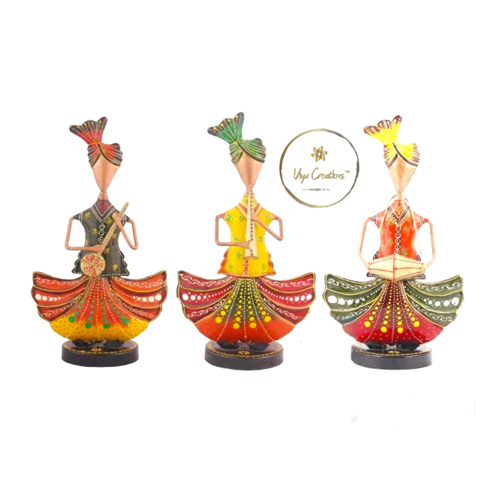 Iron Tribal Musician Sardar Doll Set