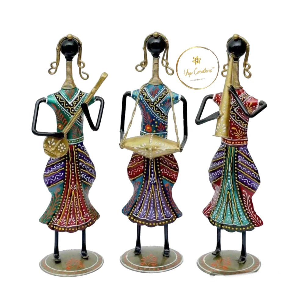Iron Tribal Lady Musical Doll Metal S