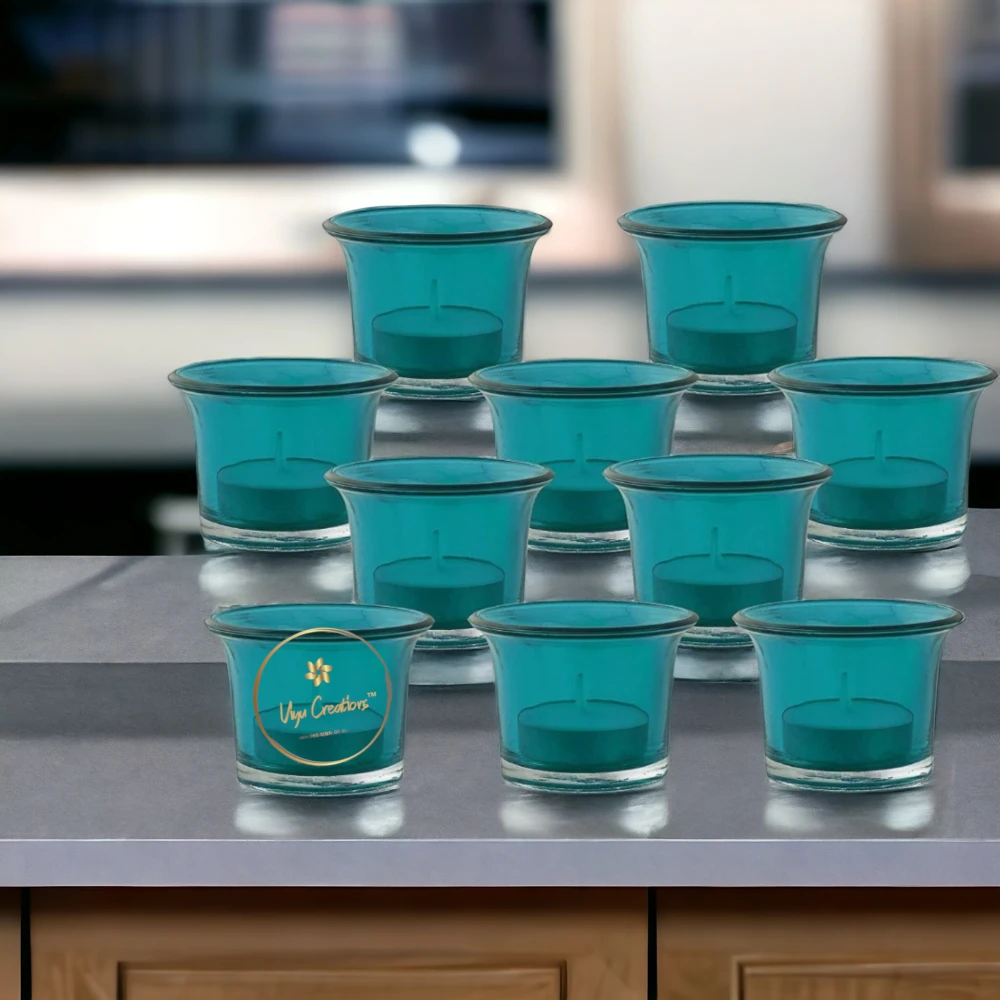 Glass Tealight Candle Holder Decorative For Home