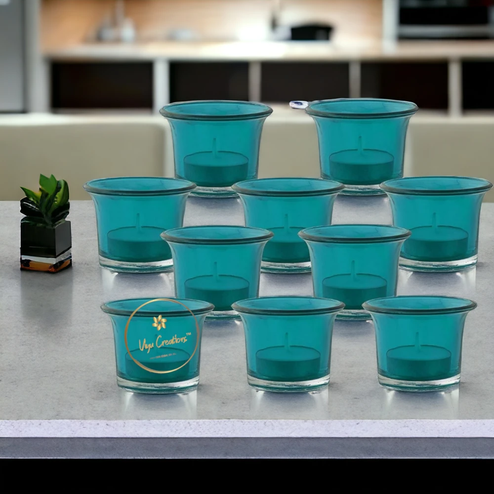 Glass Tealight Candle Holder Decorative For Home