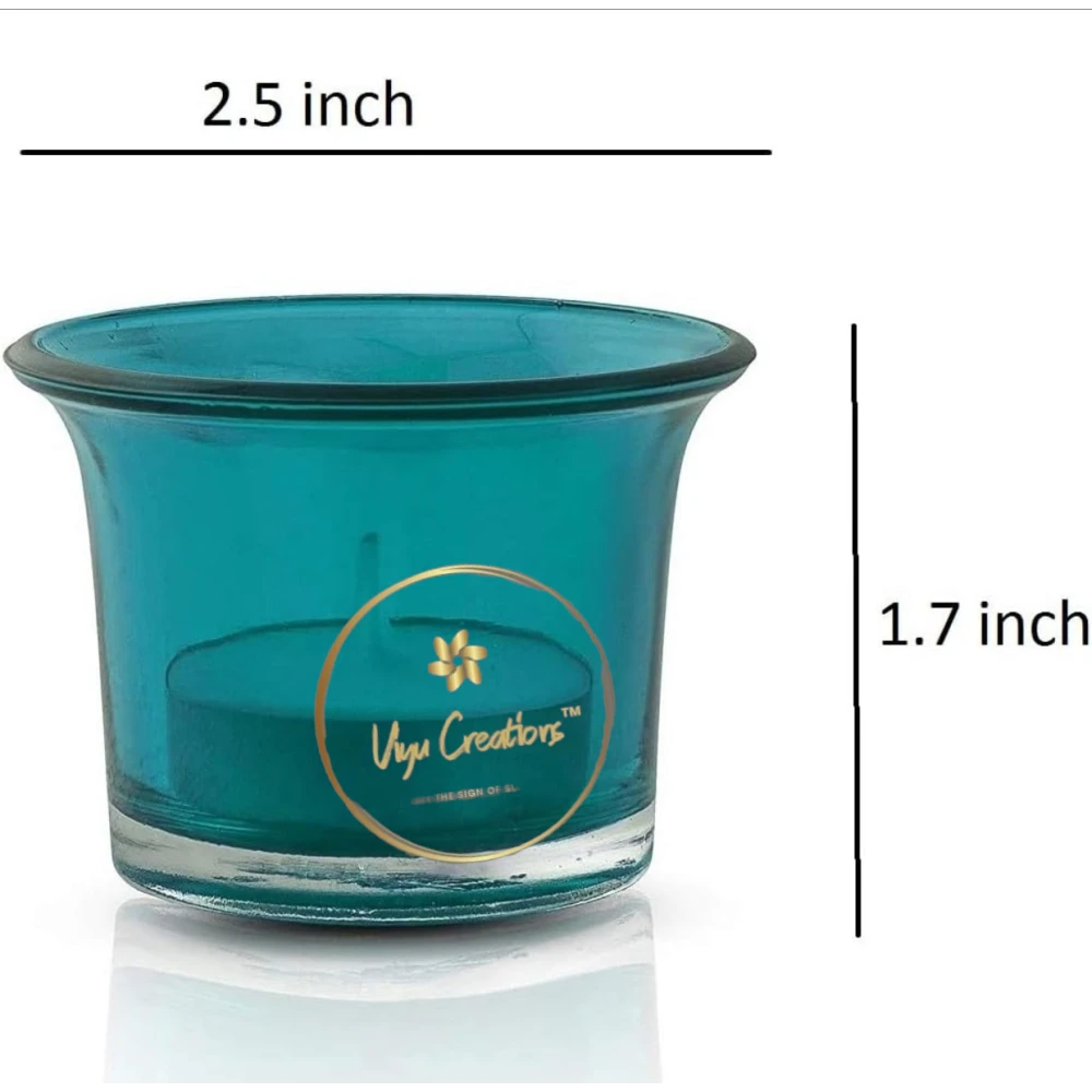 Glass Tealight Candle Holder Decorative For Home