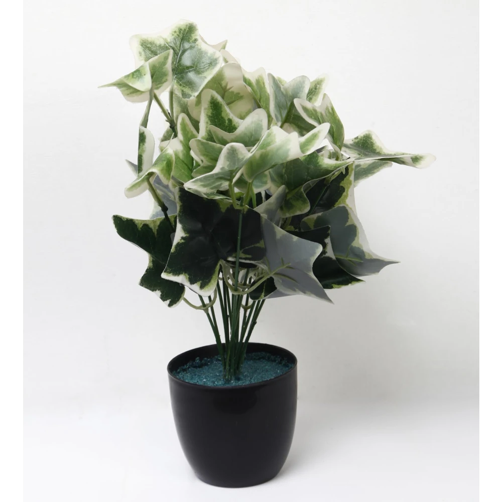 Foliyaj Artificial Ivy Plant with Pot|Potted Artificial Plants for Indoor Home and Office Decor| 30 Cm Tall | 1 Pc