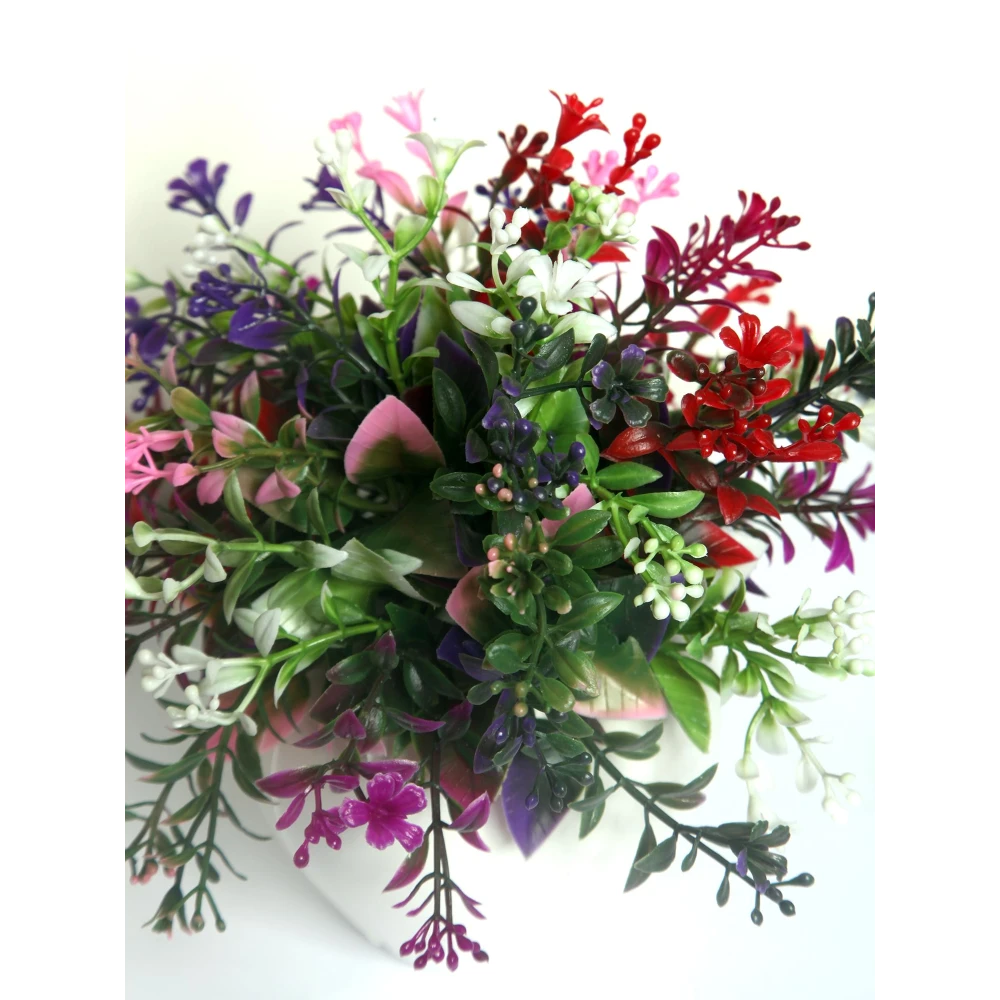 Foliyaj Artificial Plant with MultiColor Leaves|Item for Home Decor | Indoor decoration for Living Room|Potted Plants