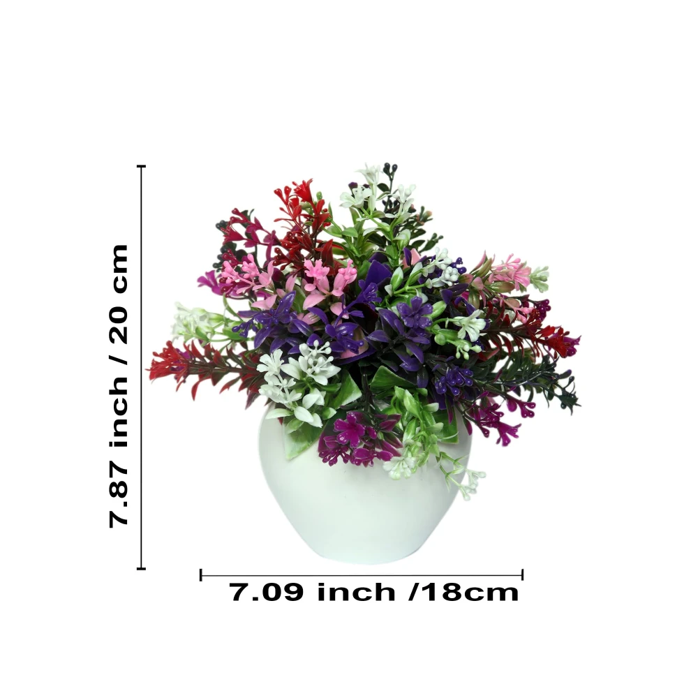 Foliyaj Artificial Plant with MultiColor Leaves|Item for Home Decor | Indoor decoration for Living Room|Potted Plants