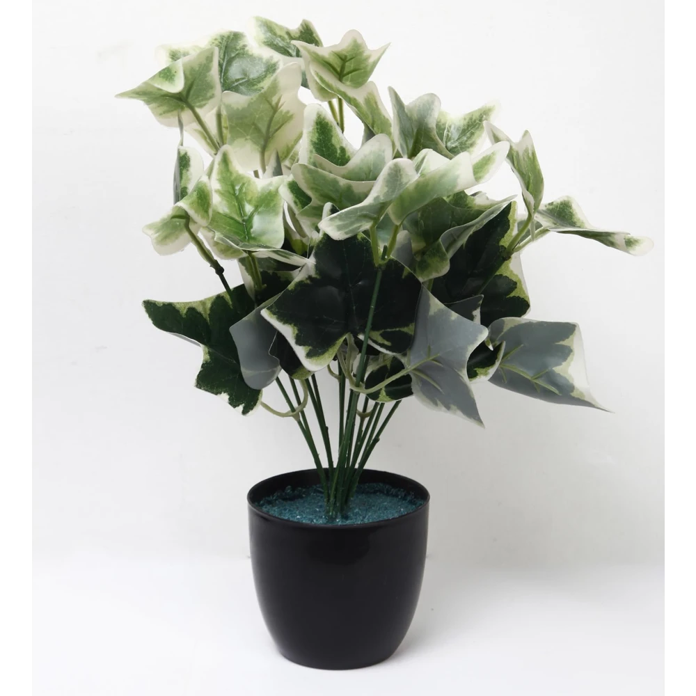 Foliyaj Artificial Ivy Plant with Pot|Potted Artificial Plants for Indoor Home and Office Decor| 30 Cm Tall | 1 Pc