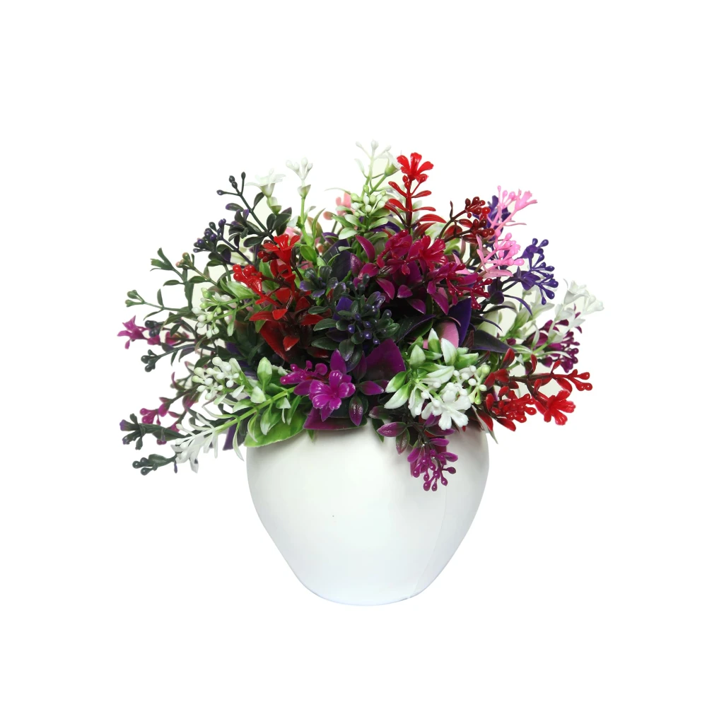 Foliyaj Artificial Plant with MultiColor Leaves|Item for Home Decor | Indoor decoration for Living Room|Potted Plants