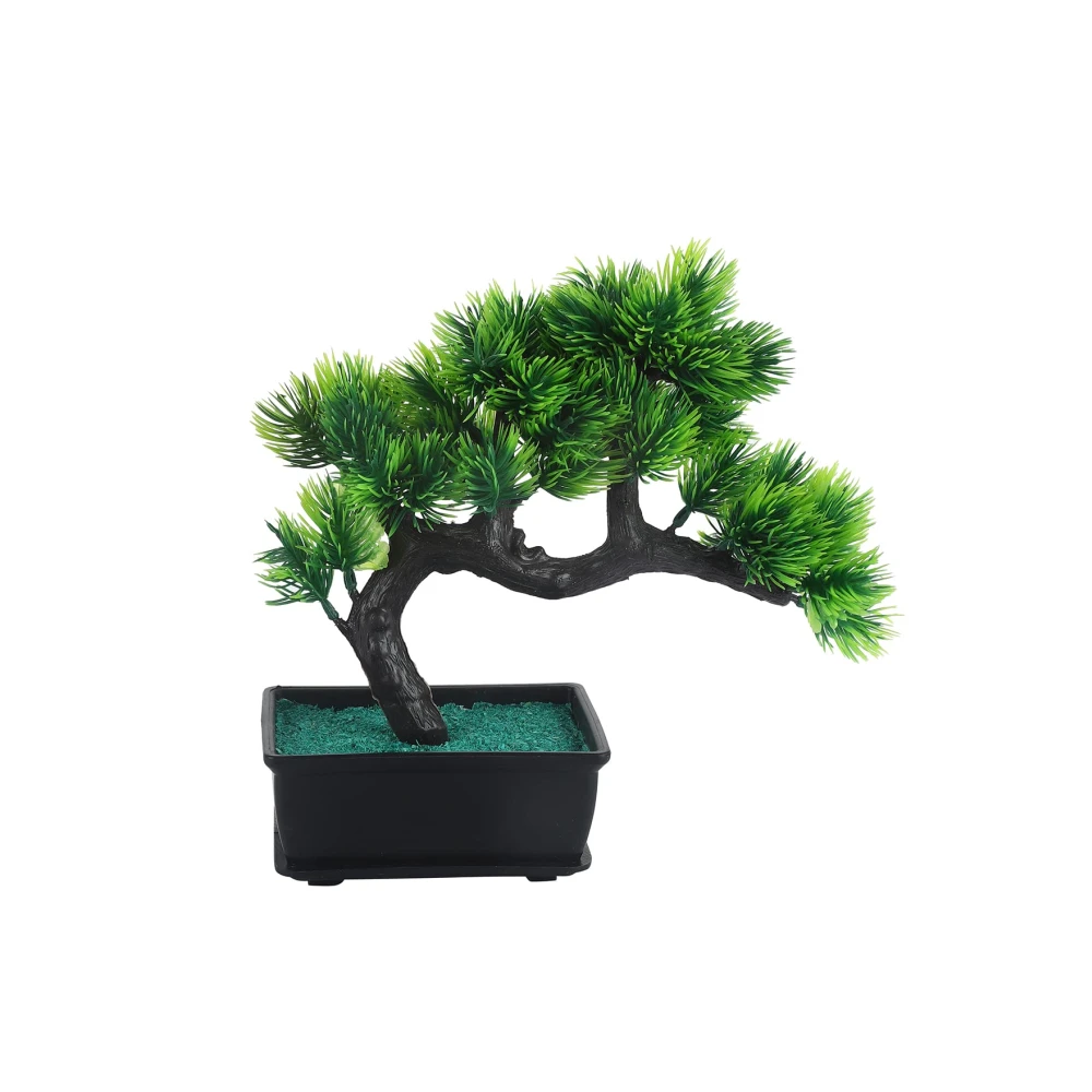 FOLIYAJ Artificial Bonsai Tree with Bushy Leaves and Pot |Bonsai Tree|Artificial Flower|with Pot|Home Décor for Living Room Home Office Shop|House|Gift|Decoration