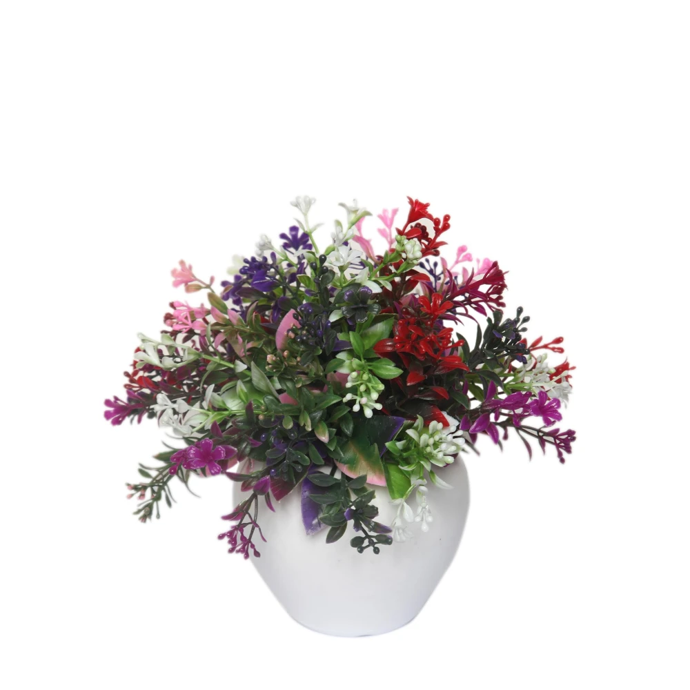 Foliyaj Artificial Plant with MultiColor Leaves|Item for Home Decor | Indoor decoration for Living Room|Potted Plants