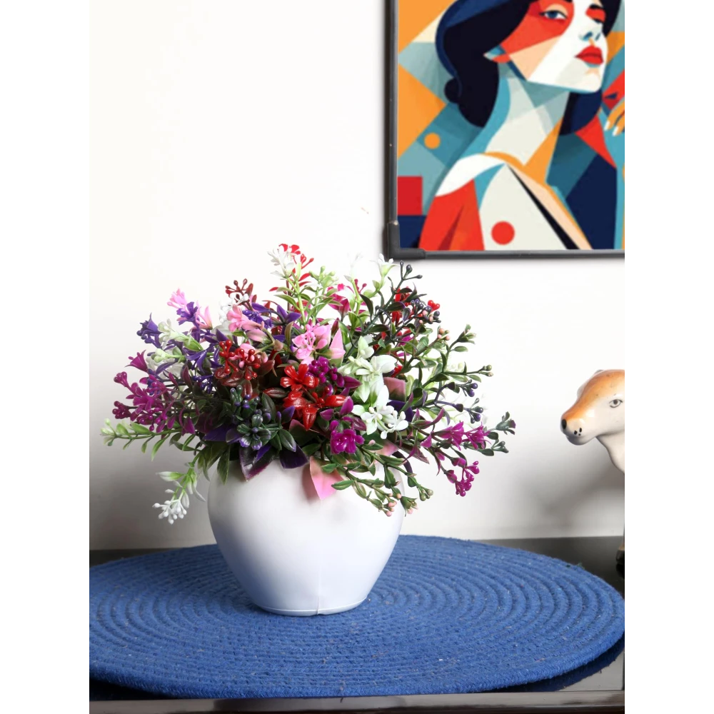 Foliyaj Artificial Plant with MultiColor Leaves|Item for Home Decor | Indoor decoration for Living Room|Potted Plants