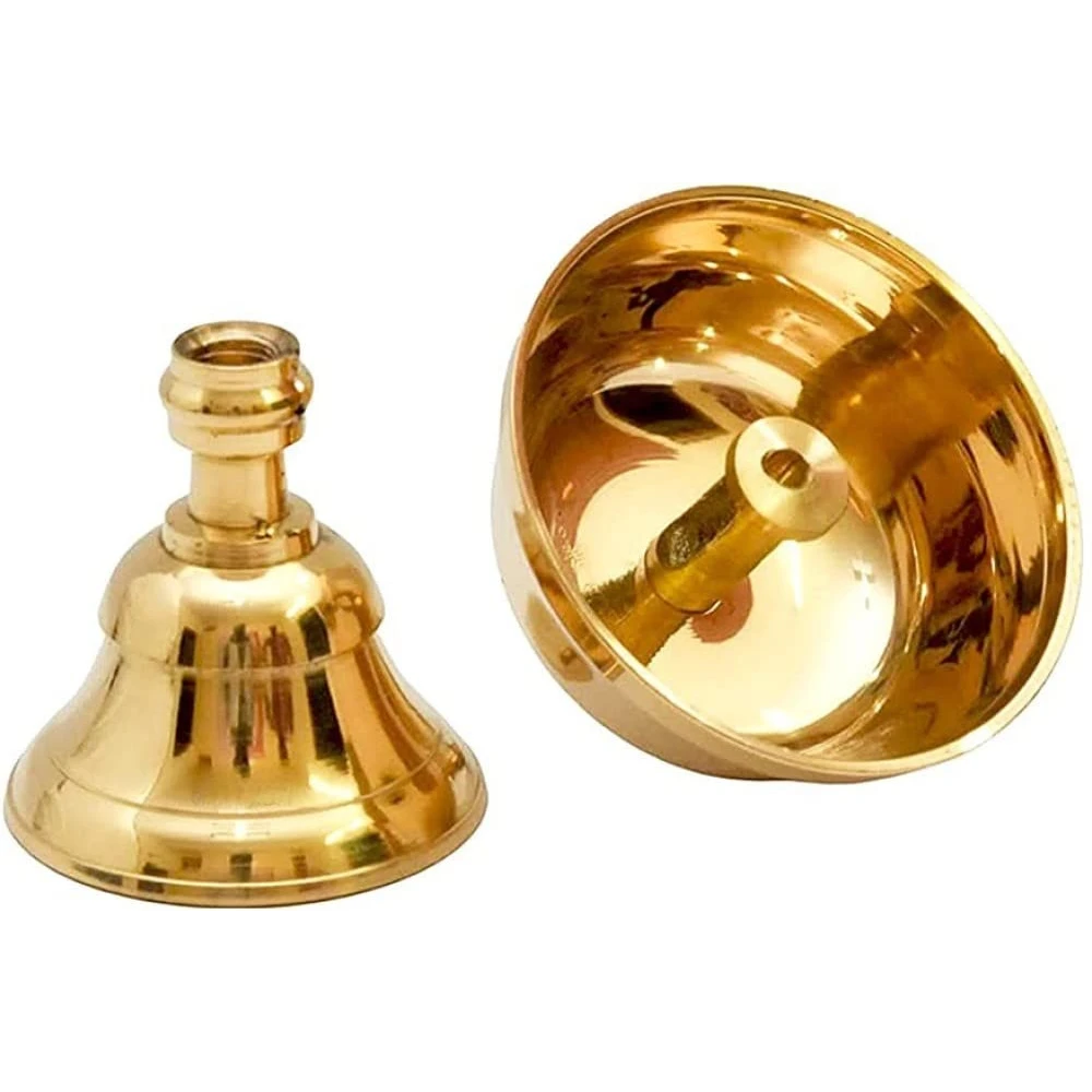 Heaven Decor Pure Brass Akhand Jyothi Pyali diya with Stand for Home Office Temple Decor(Pack of 2)Brass Table Diya