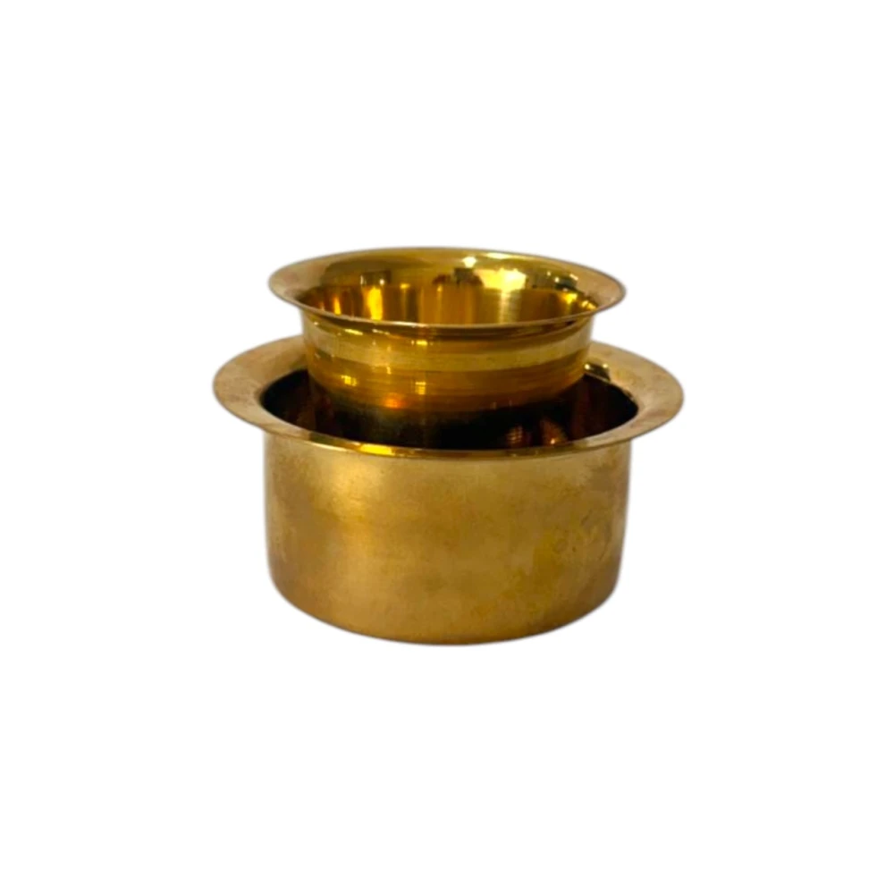 Authentic Brass Filter Coffee Set (Pack of 1)