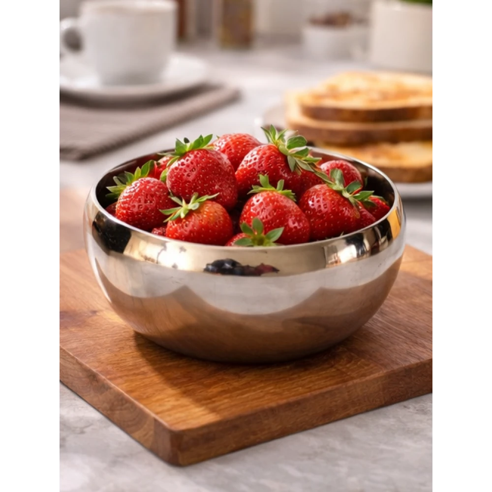 S.S Halwa/Strawberry Bowl/Cup (Pack Of 2)