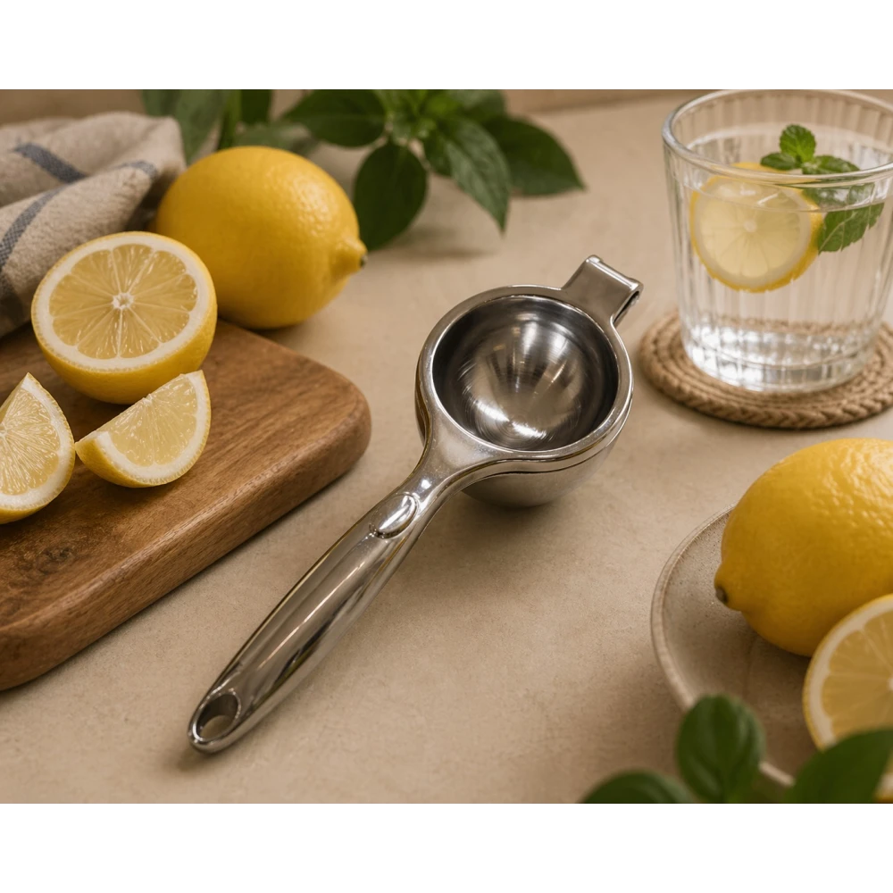 Heavy-Duty Stainless Steel Manual Lemon & Lime Squeezer