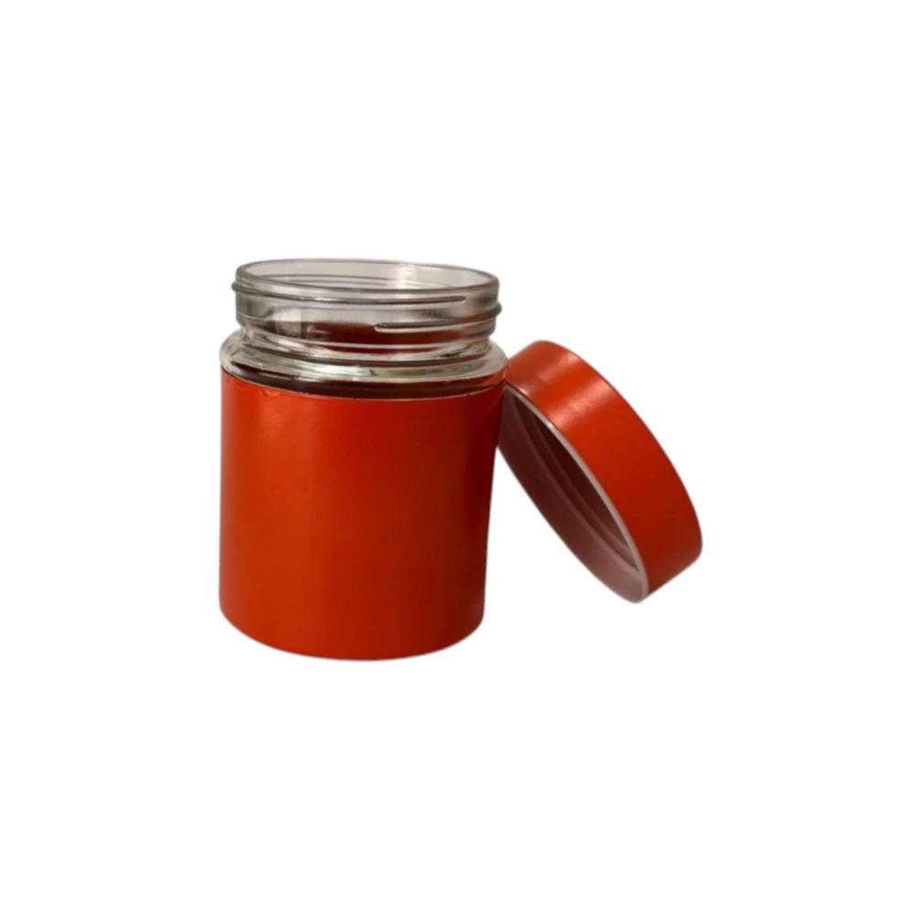 Glass Storage Canister With Viewing Window (Pack Of 2)