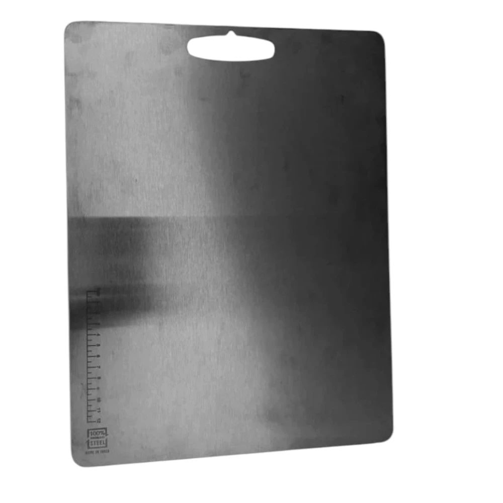 Durable Stainless Steel Cutting Board - Hygienic & Non-Slip (Pack Of 1)