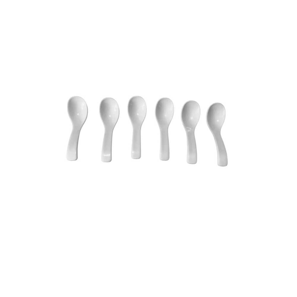 Multi-Purpose Curved Handle Chutney Spoon (Pack Of 6)