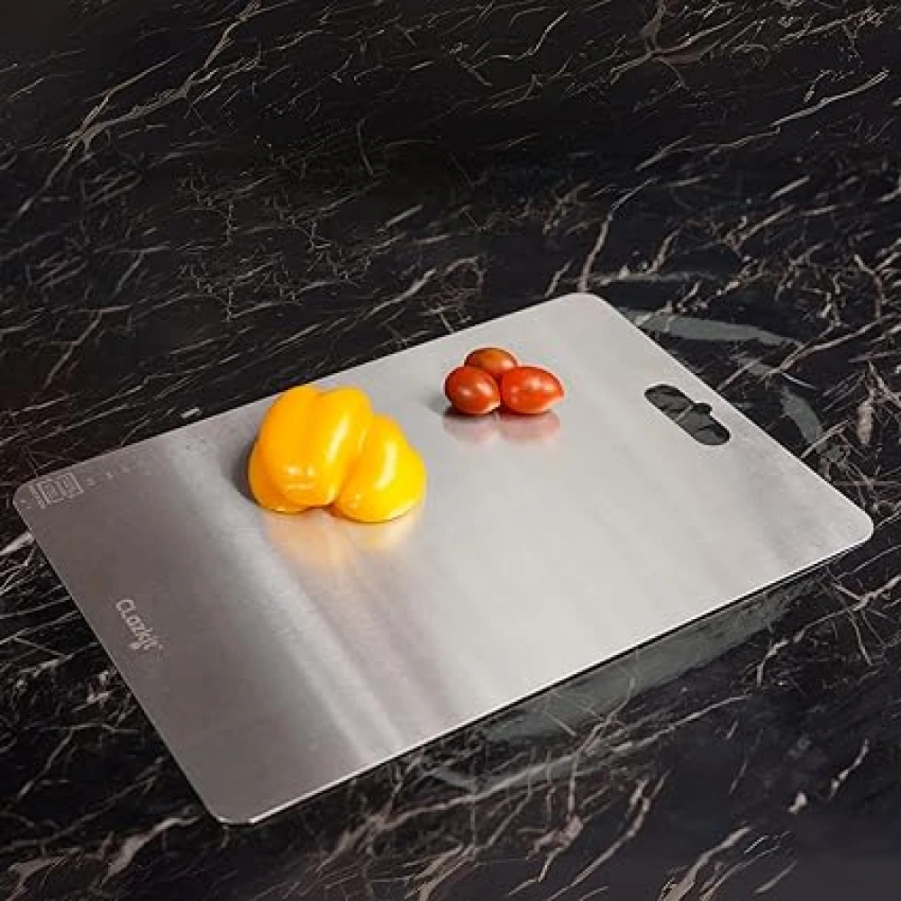 Durable Stainless Steel Cutting Board - Hygienic & Non-Slip (Pack Of 1)