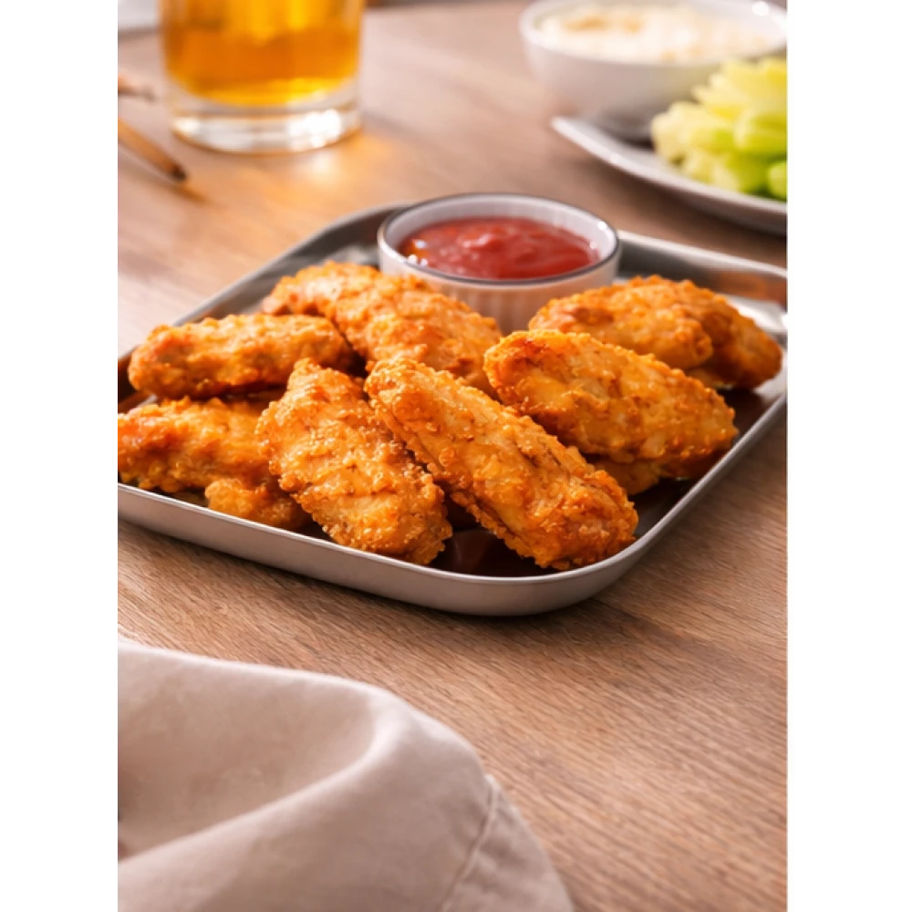 S.S Square Snacks Plate (Pack Of 2) - L (17