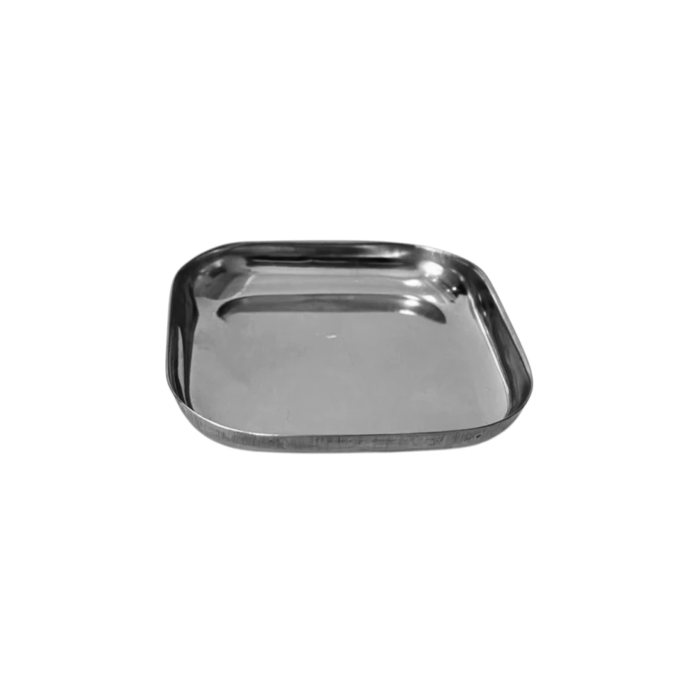 S.S Square Snacks Plate (Pack Of 2) - S (13)